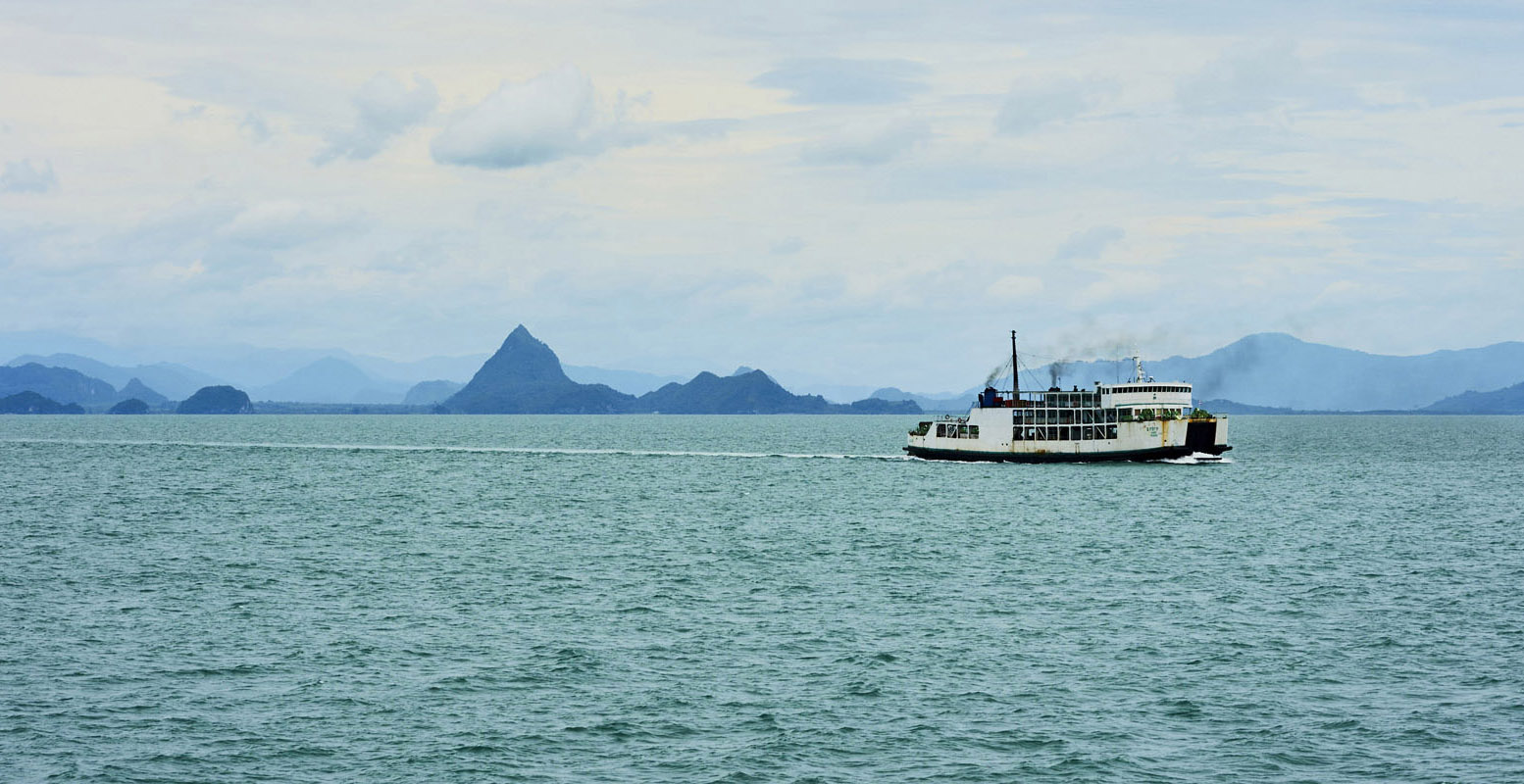 Vue sur la mer - Ferry thaï